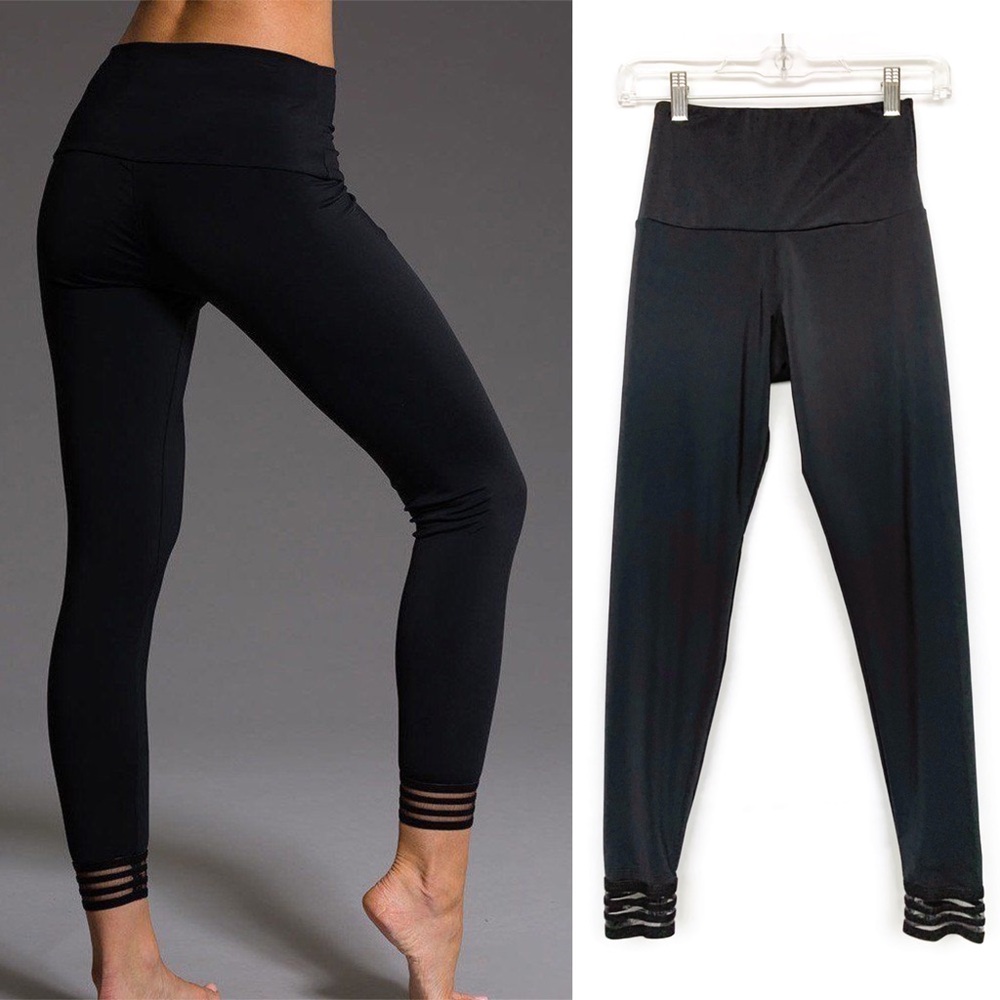 Onzie Flow Ritz High Rise Mesh Capri Leggings